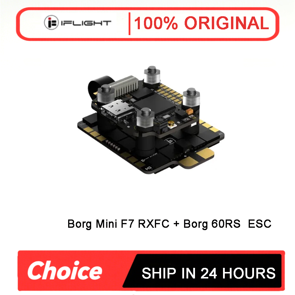 Fpv Flight Controller F7 Stack 60A - Borg Mini F7 Stack, 60RS 60A