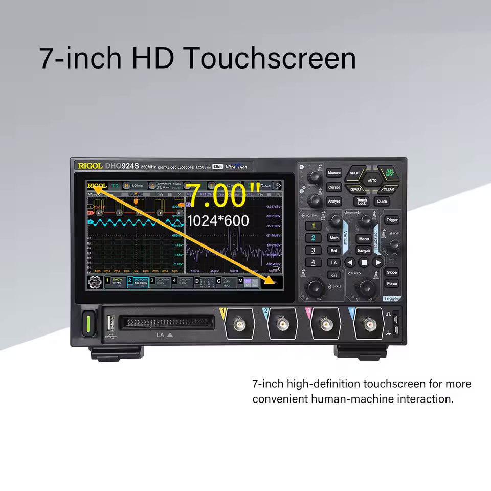 RIGOL DHO900 Serisi Osiloskop: - Digital Storage Oscilloscope 100Mhz incelemesi ve fiyatı