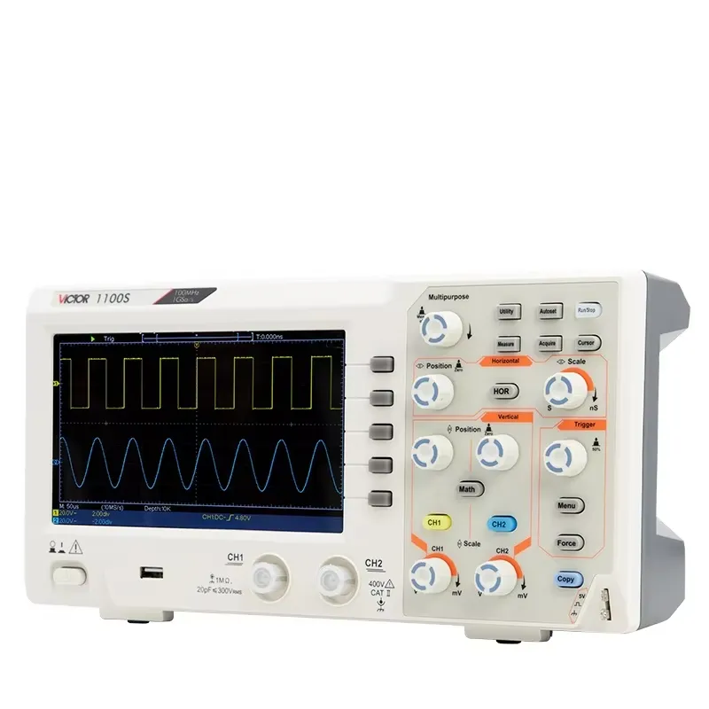 VICTOR 1100S 100 MHz Bant Geni - Digital Storage Oscilloscope 100Mhz incelemesi ve fiyatı
