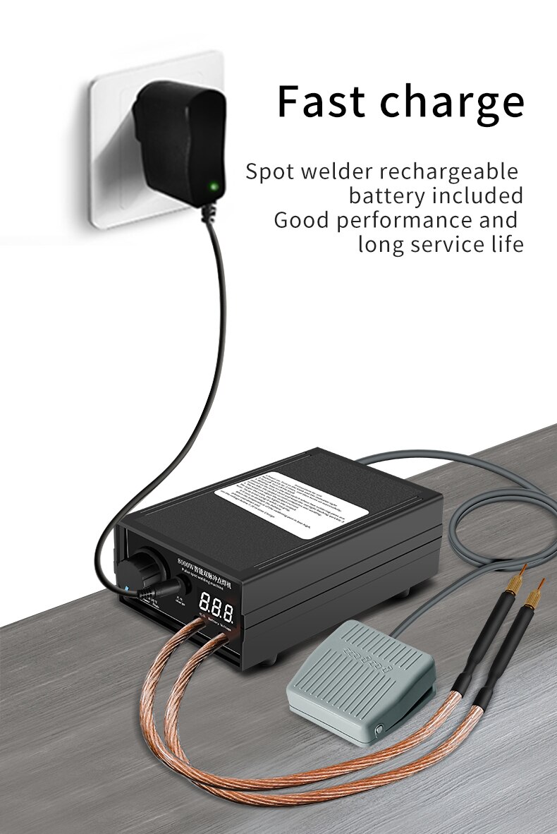 8000W Mini Nokta Kaynak Makine - Spot Welder 18650 Battery Pack incelemesi ve fiyatı